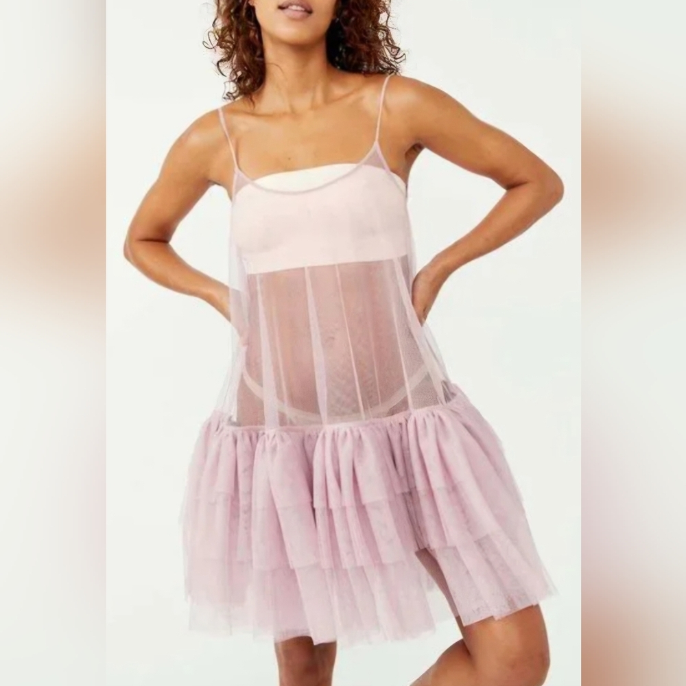 Free People Push Send Mini Slip